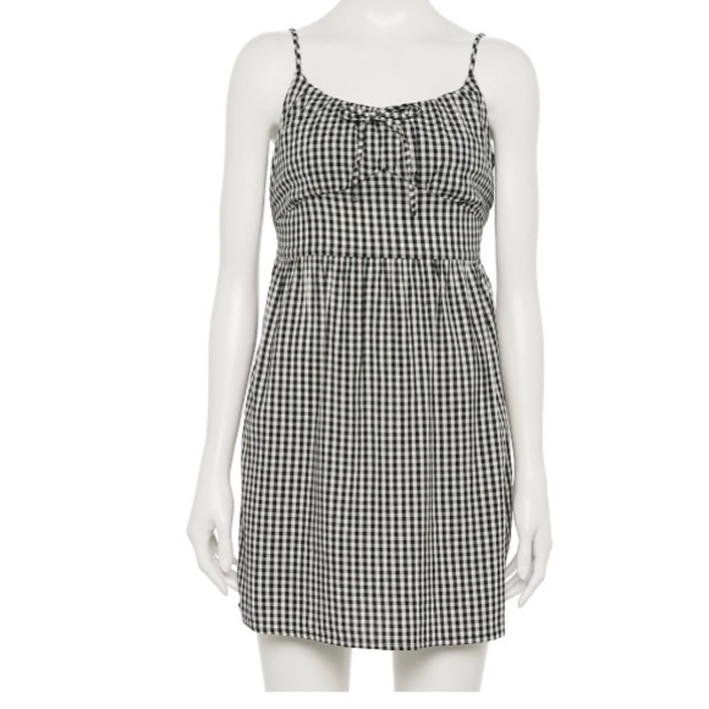 Juniors SO Tie Front Fit and Flare Mini Dress